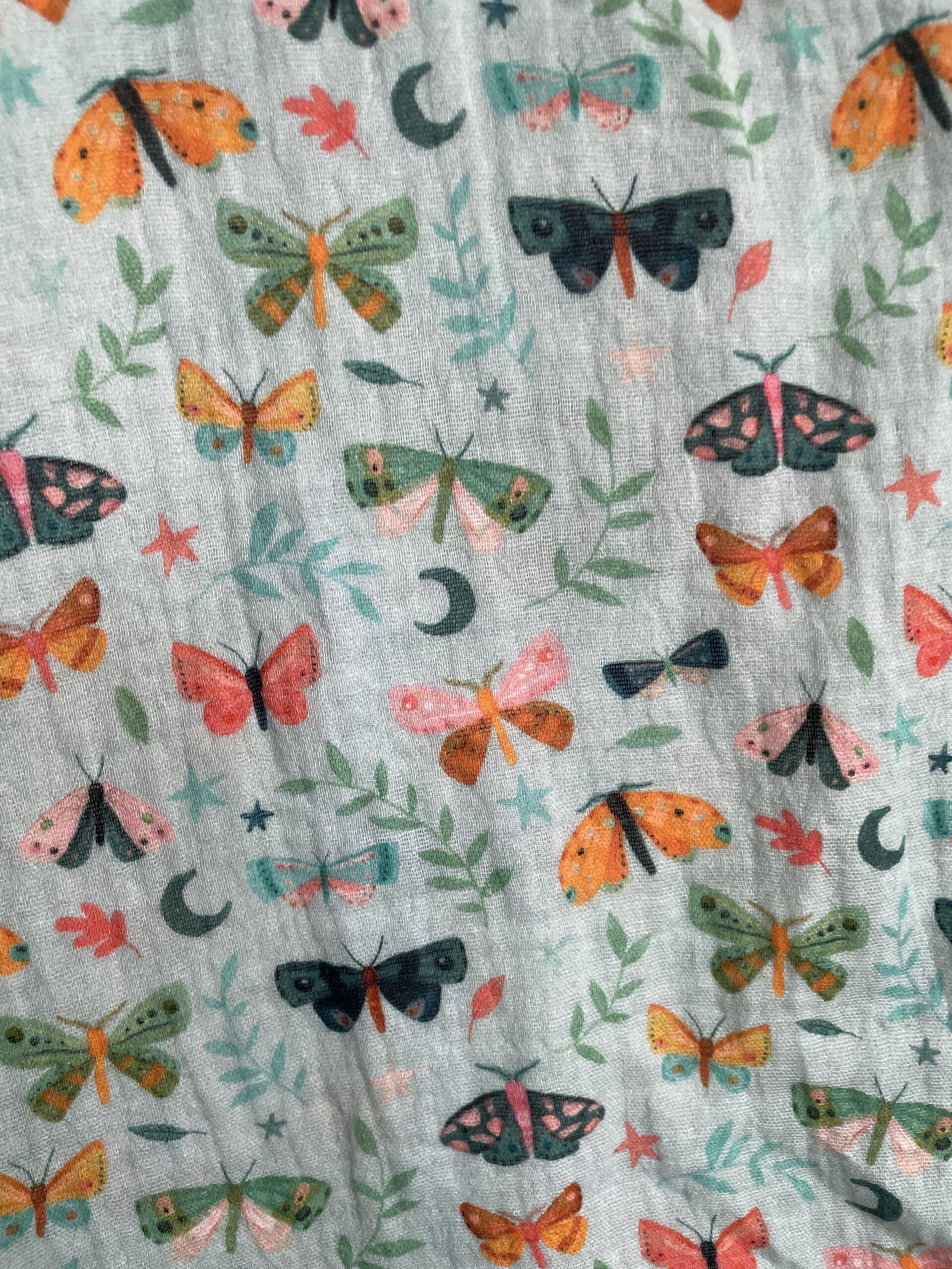 Sommerkleidchen Helga Schmetterlinge auf blau 98
