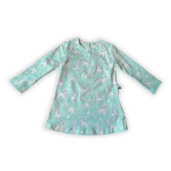 Langarmkleid Melissa, Einhorn mint 92