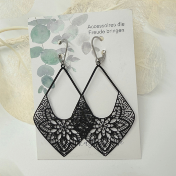 Ohrringe Schwarz